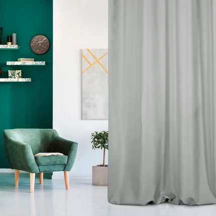 DESIGN 91 Zasłona ADORE z jednobarwnej, gładkiej tkaniny DESIGN 91 Zasłona ADORE z jednobarwnej, gładkiej tkaniny - 140 x 250 cm
