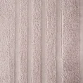 Ręcznik klasyczny podkreślony żakardową bordiurą w pasy - 70 x 140 cm - pudrowy 2
