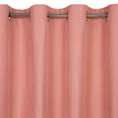 Zasłona ADELAIDE z miękkiej tkaniny o zamszowym chwycie i drobnym strukturalnym wzorze - 140 x 250 cm - różowy 4