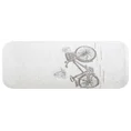 Ręcznik z haftem z motywem roweru - 50 x 90 cm - kremowy 3
