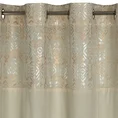 Zasłona LIZA z welwetu z pasem z błyszczącym, cieniowanym nadrukiem - 140 x 250 cm - kremowy 6