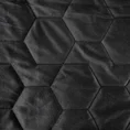ELLA LINE Narzuta dwustronna ABBI  z welwetu pikowana metodą hot press - 170 x 210 cm - czarny 4