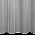 Firana SARI z drobnej błyszczącej siateczki z ozdobną koronką przy górnej krawędzi - 140 x 250 cm - biały 3