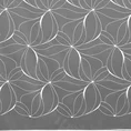 Tkanina firanowa matowa mikrosiateczka zdobiona symetrycznym haftem na całości - 280 cm - biały 4
