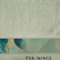 EVA MINGE Ręcznik MINGE 5 z bordiurą zdobioną fantazyjnym nadrukiem - 30 x 50 cm - jasnomiętowy 2