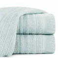 Ręcznik bawełniany MIRENA w stylu boho z frędzlami - 70 x 140 cm - miętowy 1