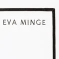 EVA MINGE Komplet pościeli EVA 09 z najwyższej jakości makosatyny bawełnianej z nadrukiem logo EVA MINGE  i elegancką lamówką - 220 x 200 cm - biały 4
