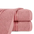 Ręcznik LORI z bordiurą podkreśloną błyszczącą nicią - 70 x 140 cm - liliowy 1