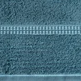 ELLA LINE ręcznik bawełniany TAYLOR z ozdobnym stebnowaniem i bordiurą w paseczki - 70 x 140 cm - ciemnoniebieski 2
