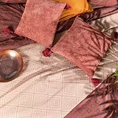 TERRA COLLECTION Narzuta MOROCCO z bawełny z geometrycznym żakardowym wzorem - 220 x 240 cm - ceglasty 6