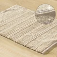 Dywanik LARIS miękki i delikatny, przetykany srebrną nicią - 60 x 90 cm - beżowy 1