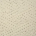 DESIGN 91 Narzuta BONI z geometrycznym wzorem wykonana techniką hot press - 200 x 220 cm - kremowy 6