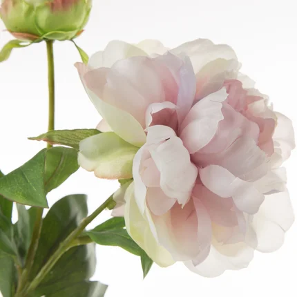 PIWONIA/PEONIA - kwiat sztuczny dekoracyjny z płatkami z jedwabistej tkaniny PIWONIA/PEONIA - kwiat sztuczny dekoracyjny z płatkami z jedwabistej tkaniny - ∅ 13 x 66 cm