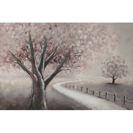 Obraz TREE 6 ręcznie malowany na płótnie kolaż ze złotym drzewem Obraz TREE 6 ręcznie malowany na płótnie kolaż ze złotym drzewem - 120 x 80 cm