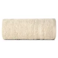 Ręcznik ELMA o klasycznej stylistyce z delikatną bordiurą w formie sznurka - 50 x 90 cm - beżowy 3