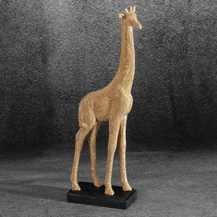Figurka dekoracyjna ELDO o drobnym strukturalnym wzorze Figurka dekoracyjna ELDO o drobnym strukturalnym wzorze - 13 x 6 x 34 cm