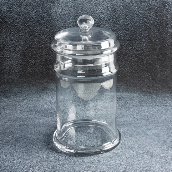 Pojemnik KARLA z przeźroczystego szkła - ∅ 16 x 31 cm - transparentny