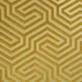 PIERRE CARDIN zasłona INGA z matowego welwetu z żakardowym geometrycznym wzorem - 140 x 250 cm - złoty 11