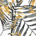 ELLA LINE Komplet pościeli z bawełny ANABEL z nadrukiem szaro-złotych liści palmy - 160 x 200 cm - wielokolorowy 2