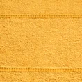 Ręcznik MARI z welurową bordiurą - 50 x 90 cm - musztardowy 2