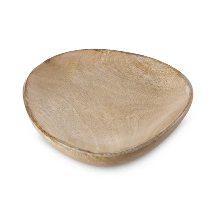 Patera dekoracyjna AMAR z naturalnego drewna egzotycznego Patera dekoracyjna AMAR z naturalnego drewna egzotycznego - 22 x 23 x 2 cm