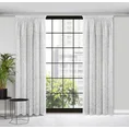 Dekoracja okienna RUBI w stylu eko o ozdobnym splocie z widocznymi nitkami - 140 x 270 cm - biały 2