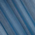 Firana REBECCA o strukturze drobnego deszczyku wzór poziomy - 140 x 250 cm - ciemnoniebieski 5