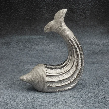 Delfin - ceramiczna figurka dekoracyjna Delfin - ceramiczna figurka dekoracyjna - 14 x 6 x 17 cm