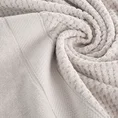 EUROFIRANY CLASSIC Puszysty ręcznik JESSI z fakturą wytłaczanej krateczki i welurową bordiurą - 50 x 90 cm - beżowy 5