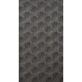 PIERRE CARDIN zasłona welwetowa GOJA z błyszczącym nadrukiem w formie liści miłorzębu - 140 x 250 cm - czarny 8