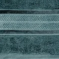 EUROFIRANY PREMIUM Ręcznik MIRO w kolorze miętowym, z włókien bambusowych z żakardową bordiurą zdobioną lśniącymi paskami - 50 x 90 cm - miętowy 2