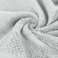Ręcznik VILIA z puszystej i wyjątkowo grubej przędzy bawełnianej  podkreślony ryżową bordiurą - 70 x 140 cm - jasnopopielaty 5