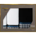 EWA MINGE Komplet ręczników EVA 8 w eleganckim opakowaniu, idealne na prezent! - 46 x 36 x 7 cm - biały 2