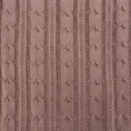EUROFIRANY PREMIUM Koc AKRYL 2 miękki pled z dzianiny z warkoczami - 130 x 170 cm - różowy 4