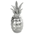 ANANAS- figurka dekoracyjna ESTEL - 10 x 10 x 25 cm - srebrny 1