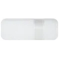 Ręcznik do rąk 30x50 cm z włókna bambusowego kolor biały z błyszczącą bordiurą 500 g/m2 MILAN - 30 x 50 cm - biały 3
