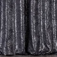 Zasłona KATIE zaciemniająca typu blackout z nakrapianym srebrnym nadrukiem - 135 x 270 cm - czarny 3