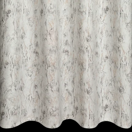 Zasłona gotowa KORNELIA z welwetu zdobiona błyszczącym nadrukiem Zasłona gotowa KORNELIA z welwetu zdobiona błyszczącym nadrukiem - 140 x 250 cm