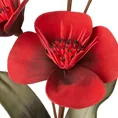 Kwiat dekoracyjny z pianki foamiran - ∅ 13 x 82 cm - czerwony 2