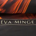 EVA MINGE Komplet pościeli SIMONA z najwyższej jakości makosatyny bawełnianej z designerskim nadrukiem i logo - 220 x 200 cm - pomarańczowy 5