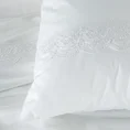 EUROFIRANY PREMIUM Pościel z satyny bawełnianej zdobiona elegancką koronką - 220 x 200 cm - biały 5