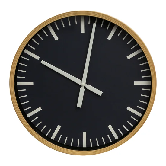 Duży zegar dworcowy o średnicy 60 cm - 40 x 4 x 40 cm - grafitowy