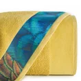 EWA MINGE Komplet ręczników CAMILA w eleganckim opakowaniu, idealne na prezent! - 2 szt. 50 x 90 cm - musztardowy 6
