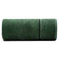 Klasyczny ręcznik BAMBO z paskiem - 50 x 90 cm - butelkowy zielony 3
