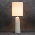 Lampa dekoracyjna LIA z matowym abażurem - ∅ 24 x 69 cm - kremowy 2