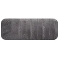 Ręcznik z bordiurą z przetykaną srebrną nicią - 50 x 90 cm - srebrny 3