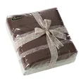 Zestaw prezentowy - komplet 2 szt ręczników na każdą okazję - 35 x 25 x 7 cm - brązowy 1
