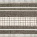 EUROFIRANY CLASSIC RENFORCE DELUXE Komplet pościeli SARA 37 z wysokogatunkowej bawełny z wzorem w pasy - 220 x 200 cm - beżowy 4