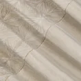 Zasłona ARIANA z miękkiego welwetu z ozdobnym pasem z lśniącymi drobinkami - 140 x 250 cm - beżowy 9