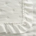 EUROFIRANY CLASSIC Narzuta obszyta falbaną pikowana techniką hot press - 170 x 210 cm - kremowy 3